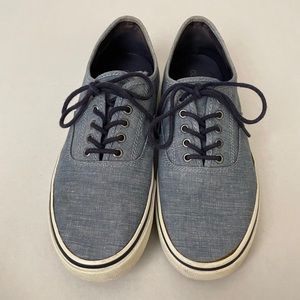 Blue old navy canvas shoes